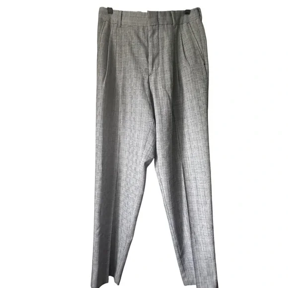 City Streets Men's Gray Double Breasted Blazer Suit‎ Size W34 Polyester Rayon